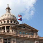 Senator’s Brutal Family Attack Stuns GOP Texas State Capitol dome with American Texas flags