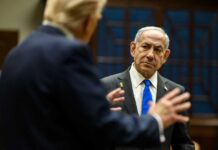 Netanyahu Warns: Nuke Delay Dooms America Two political leaders engaged in a serious discussion