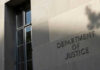 Civil Forfeiture Strikes—Penthouse Gone Overnight Department of Justice building wall and window