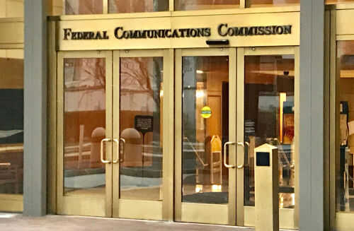 Entrance to Federal Communications Commission building