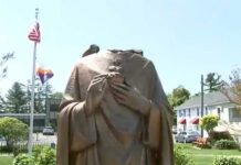 Vandal Strikes: Jesus Statue DESECRATED! Head Left in Bushes! Church finds Jesus statue beheaded during children's first communion
