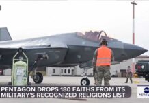 Pentagon drops 180 faiths from military’s recognized religions list