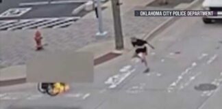 Disturbing video of molotov cocktail attack