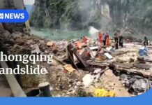 Rescue efforts continue in Chongqing after landslide kills at least eight | ABC NEWS