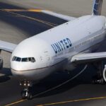 Free Switches For Trump Airport Haters? United Airlines Boeing 777 taxiing on airport tarmac