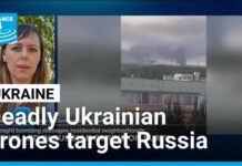 Ukraine drone strike on Russian oil-refining city kills 12 people • FRANCE 24 English