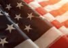 American flag with stars and stripes