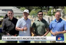LA County DA Hochman host picnic at MacArthur Park