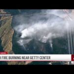 20-acre brush fire burns near Getty Center in Brentwood