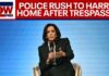 BREAKING: Police respond to Kamala Harris’ home after trespasser reported