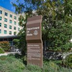 State Department Hire Sparks Nazi Imagery Furor Department of State sign outside an office building