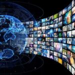 Charts BAN Bots — Music War Erupts Digital globe with curved wall of multimedia screens