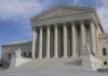 Louisiana Strikes: Coerced Pills Claim Ignites Court Battle Supreme Court building with grand columns and steps