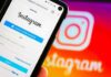 smartphone showing Instagram login screen
