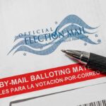 Hollywood Pile-On – Mail Votes Fight Takes Odd Turn Official election mail envelope with pen