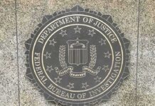Crime Plunge Sparks ICE Myth Fight FBI seal on a granite wall